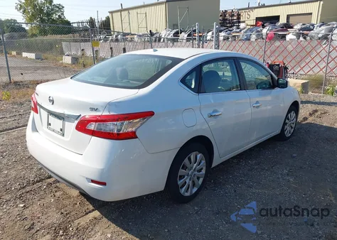 2015 Nissan Sentra Sv из США, поврежденный, VIN 3N1AB7AP3FY284020